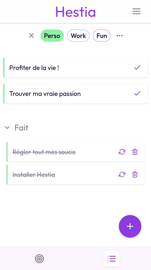 Hestia application